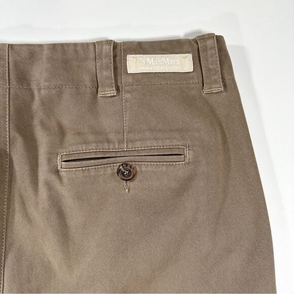 MaxMara Womens Size 4 Casual Button Fly Trouser Pant Women’s - Picture 8 of 12